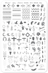 Idle No More by Anita Angel(CjSLC-06) - Clear Jelly Stamping Plate
